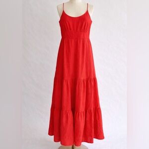 Chic Scarlet Maxi Dress